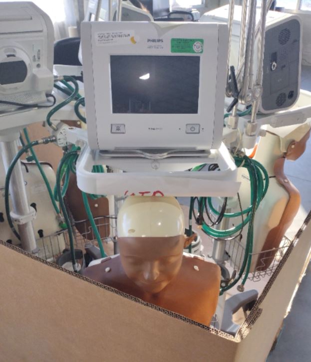 Philips Trilogy EV300 Hospital Ventilator Manikin