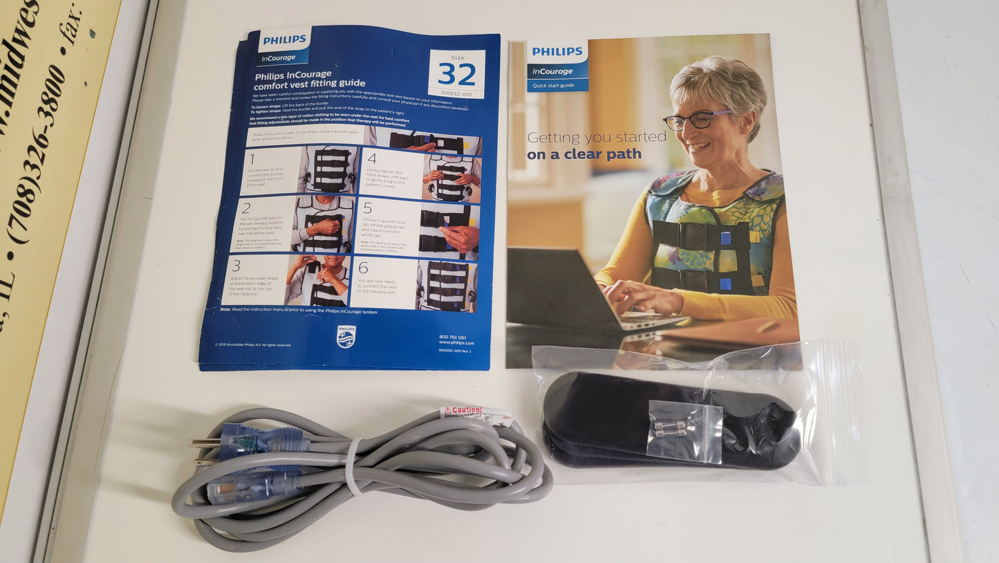 Philips Respirtech InCourage Airway Clearance System 28 Hours Size 34 - Refurbished