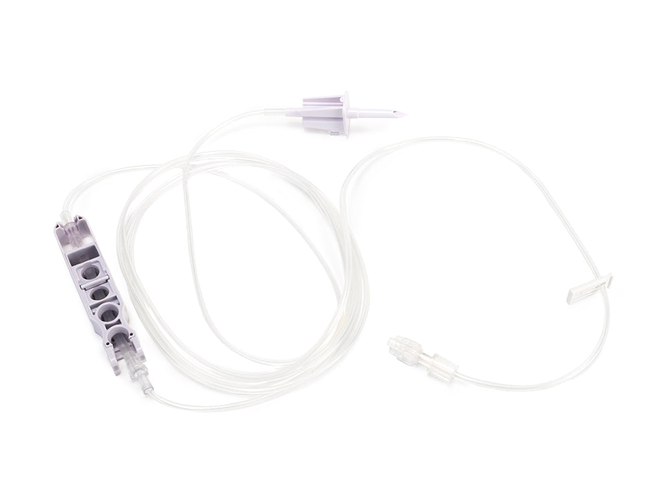 Eitan Medical Sapphire IV Set, Vented/Non-Vented Spike, 114" AP403 - New - MBR Medicals