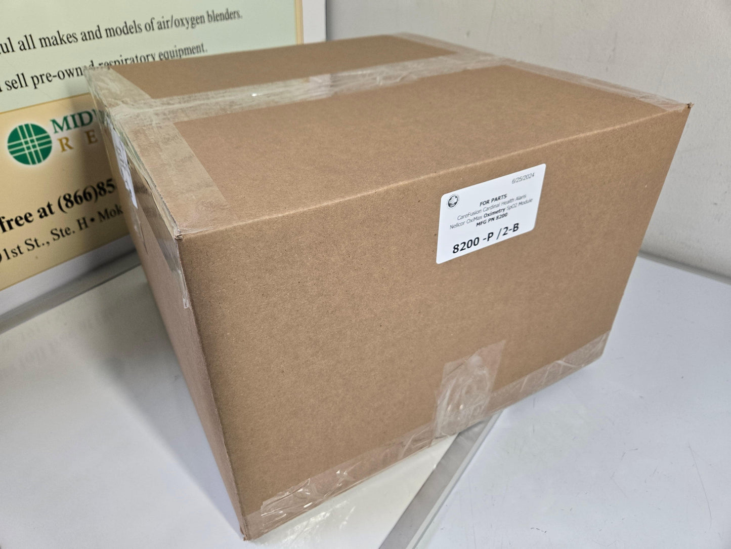 FOR PARTS Lot of 13 CareFusion Cardinal Health Alaris Nellcor OxiMax Oximetry SpO2 Module 8200 10406195 - MBR Medicals