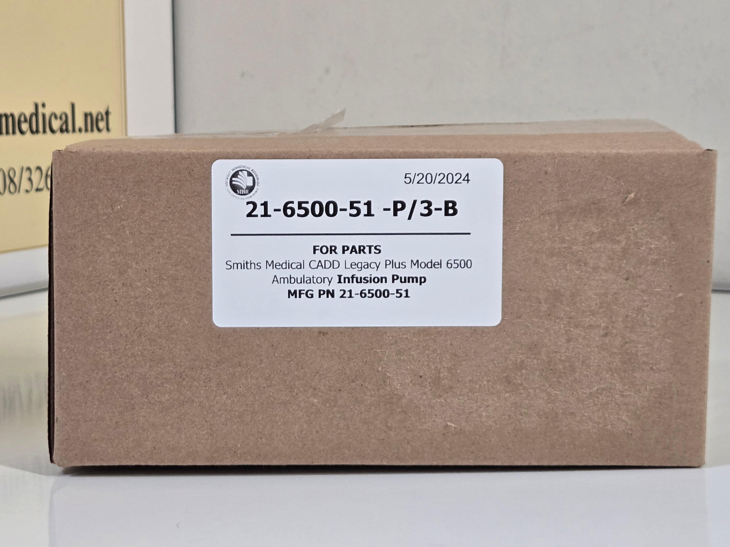 FOR PARTS Smiths Medical CADD Legacy Plus 6500 Ambulatory Infusion Pump 21-6500-51 - MBR Medicals