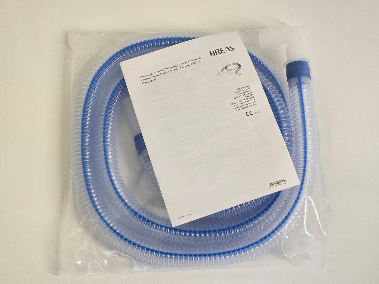 NEW Breas HDM Vivo 50 Dual Limb with Exhalation Valve Patient Circuit 005611 - MBR Medicals