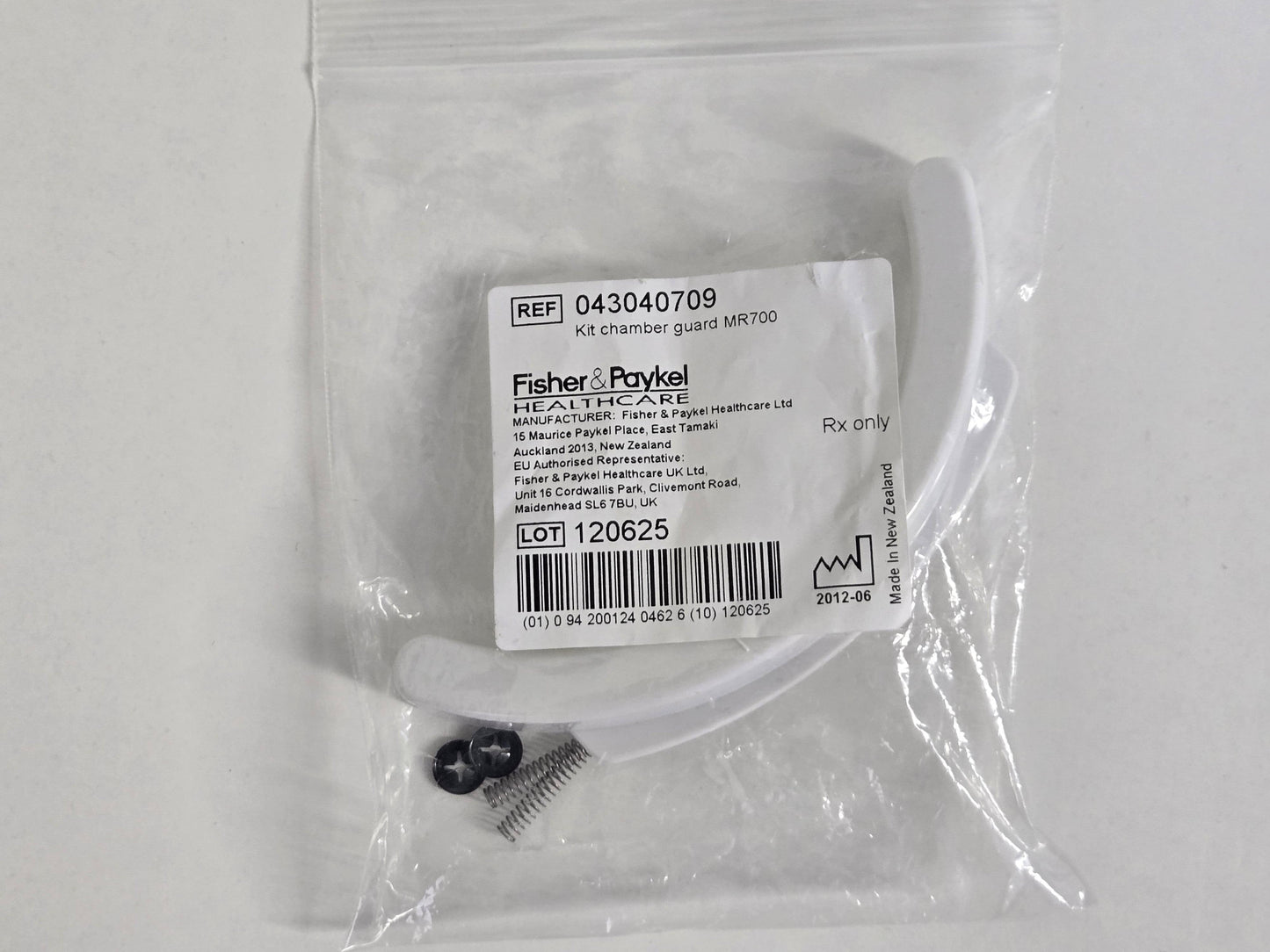 NEW F&P Fisher & Paykel MR700 Chamber Guard Kit 043040709 - MBR Medicals