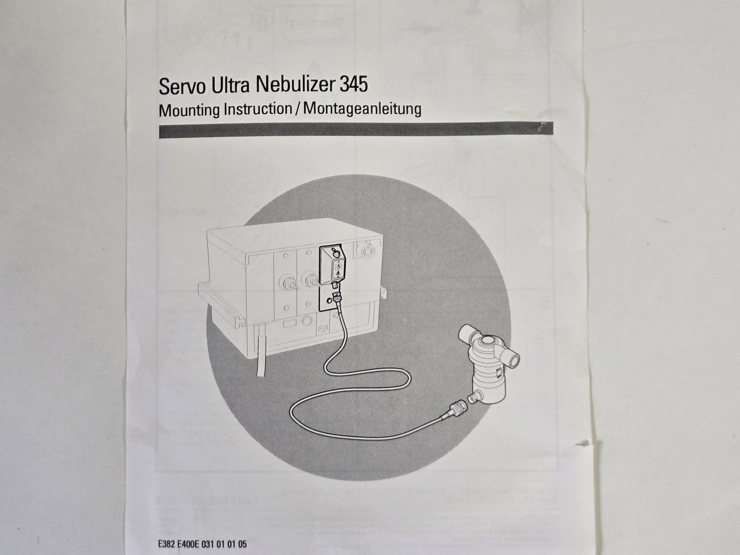 NEW Siemens Servo Ultra Nebulizer For 300 300A Ventilator Maquet SUN 345 - MBR Medicals
