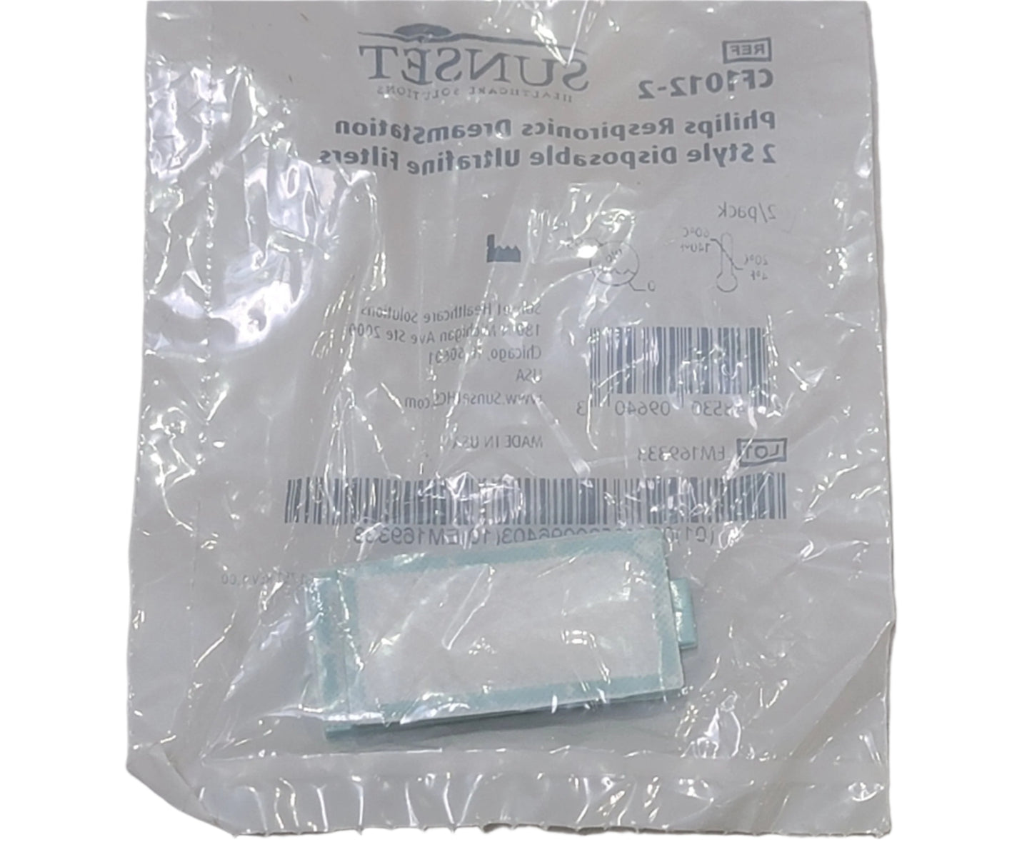 Philips Respironics DreamStation 2 Style Disposable Ultrafine Filters 2/pack CF1012-2 - New - MBR Medicals