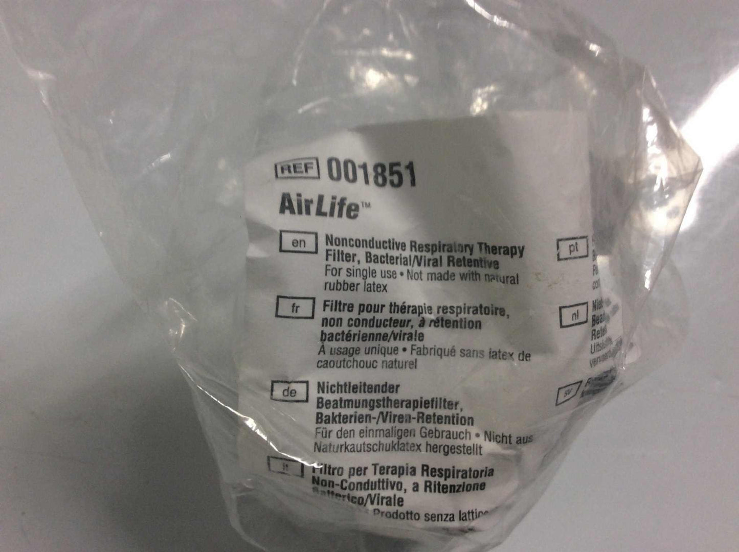 CareFusion AirLife Non Conductive Respiratory Therapy Filter 001851 - New - MBR Medicals
