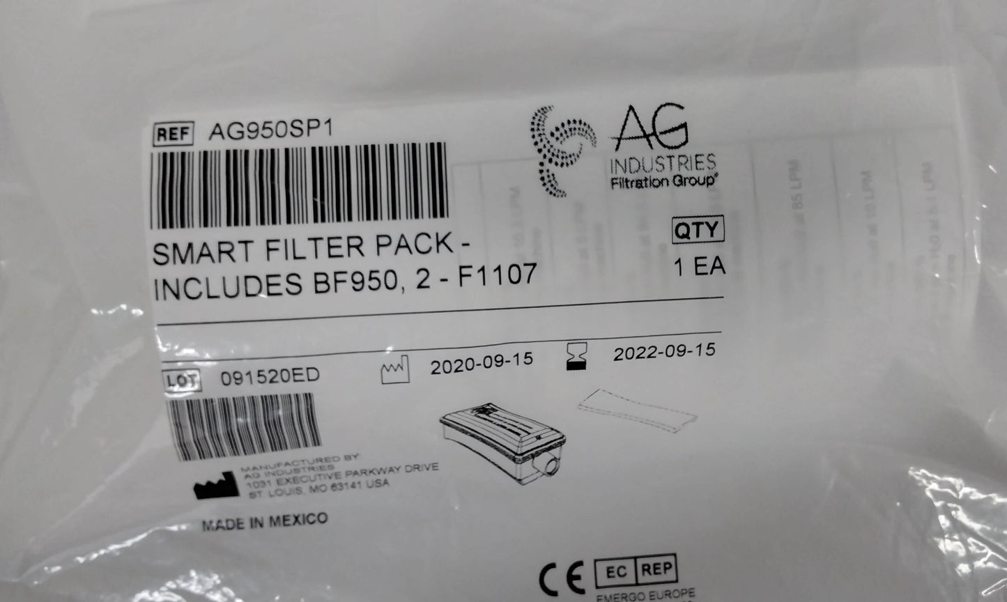 NEW AG Industries Invacare Platinum 5 Smart Filter Pack AG950SP1 with Free Shipping - MBR Medicals