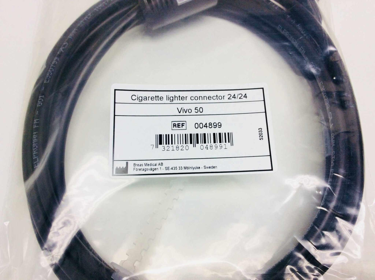 NEW Breas HDM Mobile External Battery Charger Cable 24/24 for the Vivo 50 60 004899 - MBR Medicals