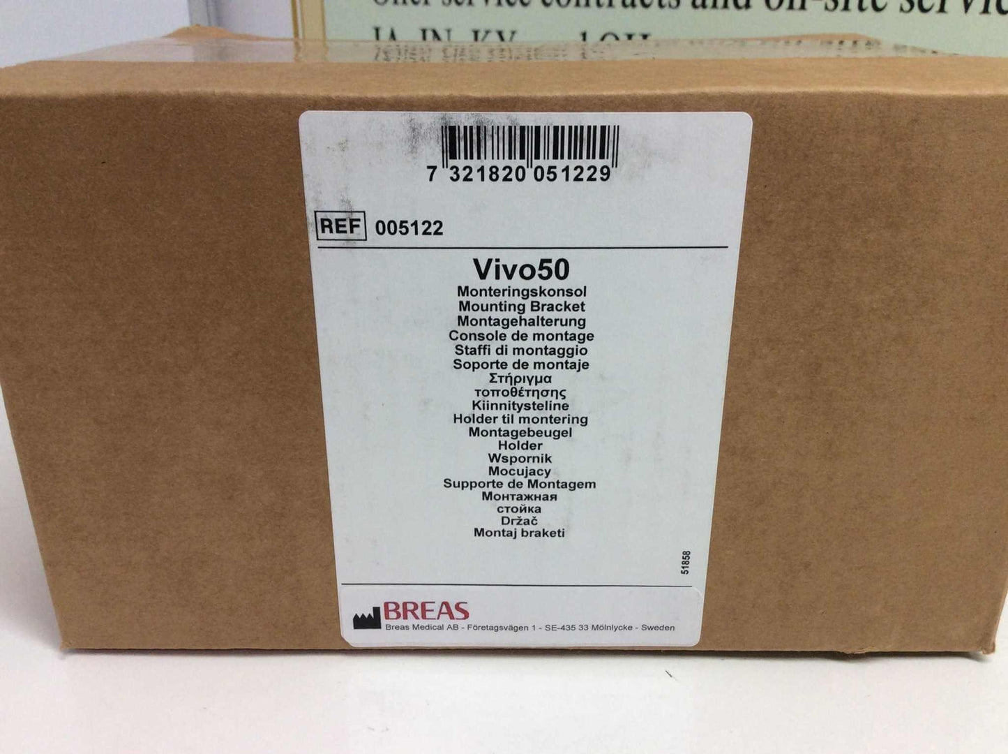 NEW Breas HDM Vivo 50 60 Mounting Bracket MFG # 007916 - MBR Medicals