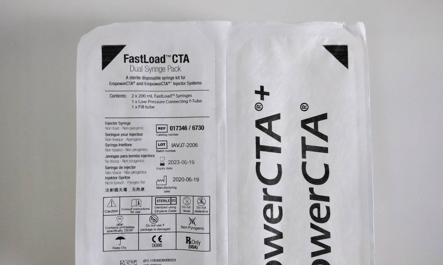 NEW Dual Syringe Kit for EmpowerCTA & EmpowerCT Injector Systems 017346 with Free Shipping - MBR Medicals