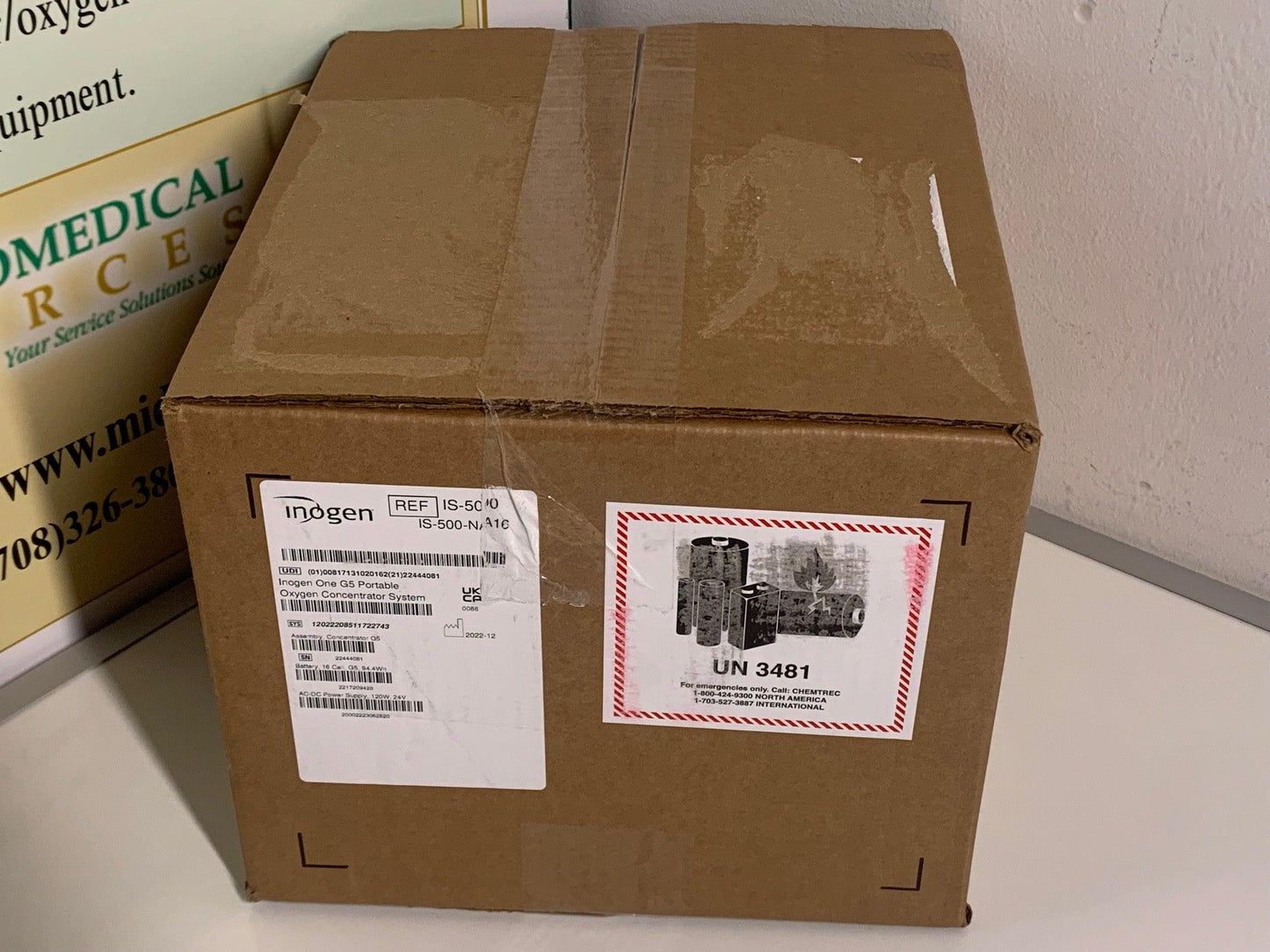 NEW Inogen One G5 Portable Oxygen Concentrator System with 3 Year Warranty IS-500-NA16 - MBR Medicals