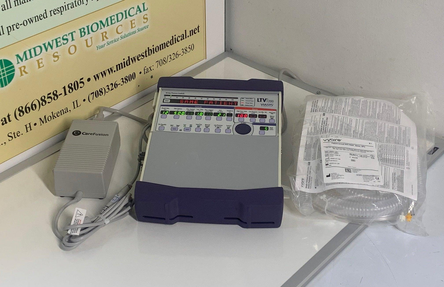 REFURBISHED Certified Patient Ready Carefusion LTV 1200 Ventilator 18888-001 - MBR Medicals