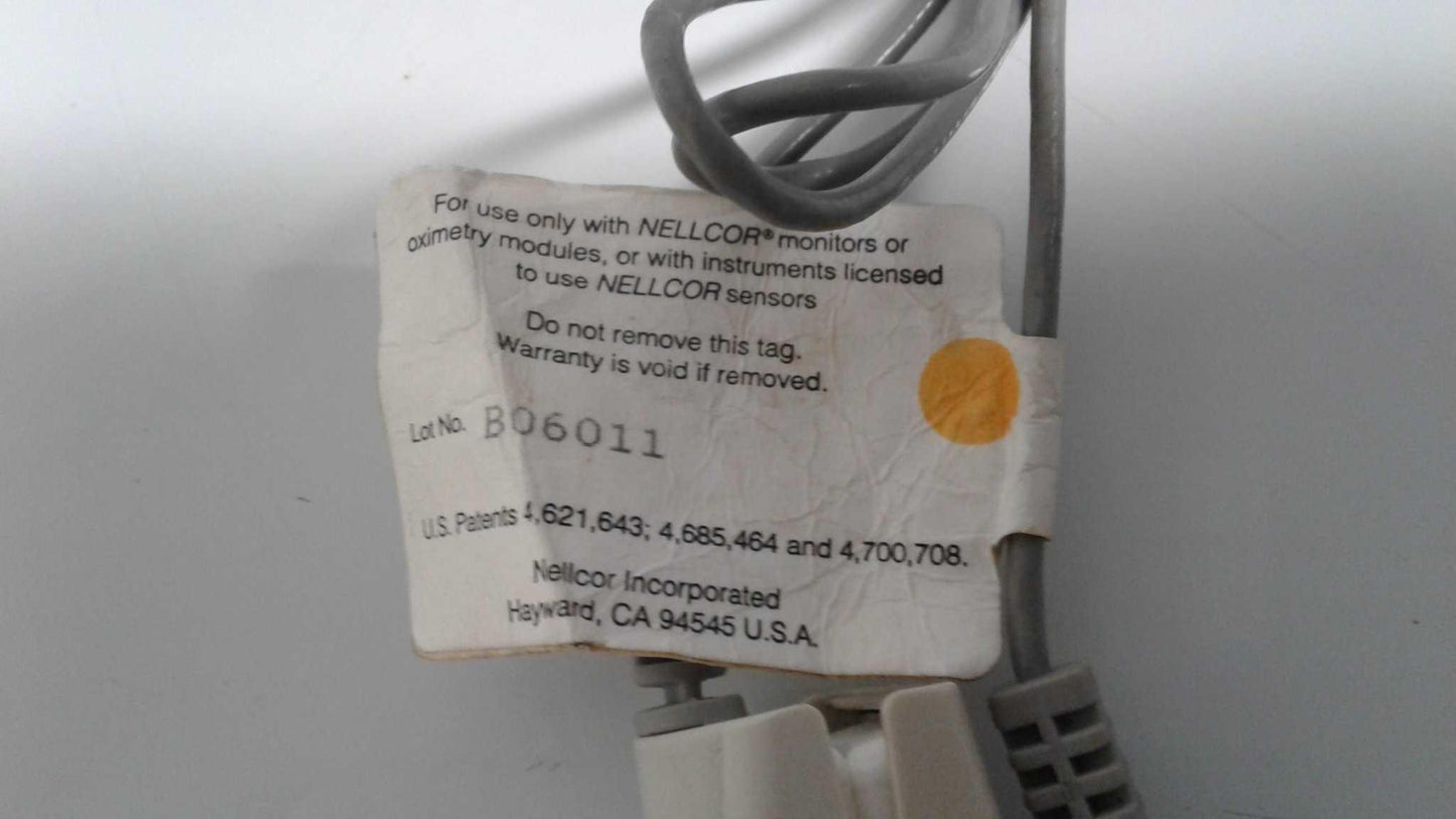 USED Nellcor Durasensor Adult Oxygen Sensor Transducer DS-100A Warranty FREE Shipping - MBR Medicals