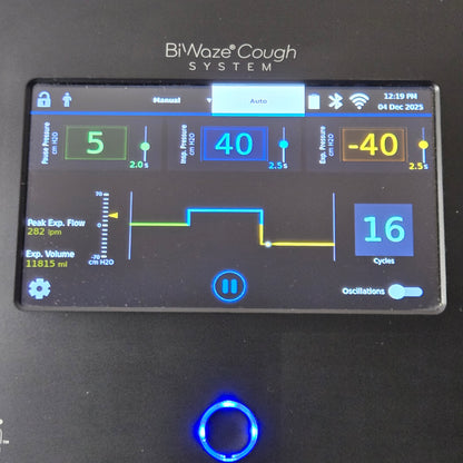 ABM Respiratory Care BiWaze Airway Clearance System BC20113 Screen