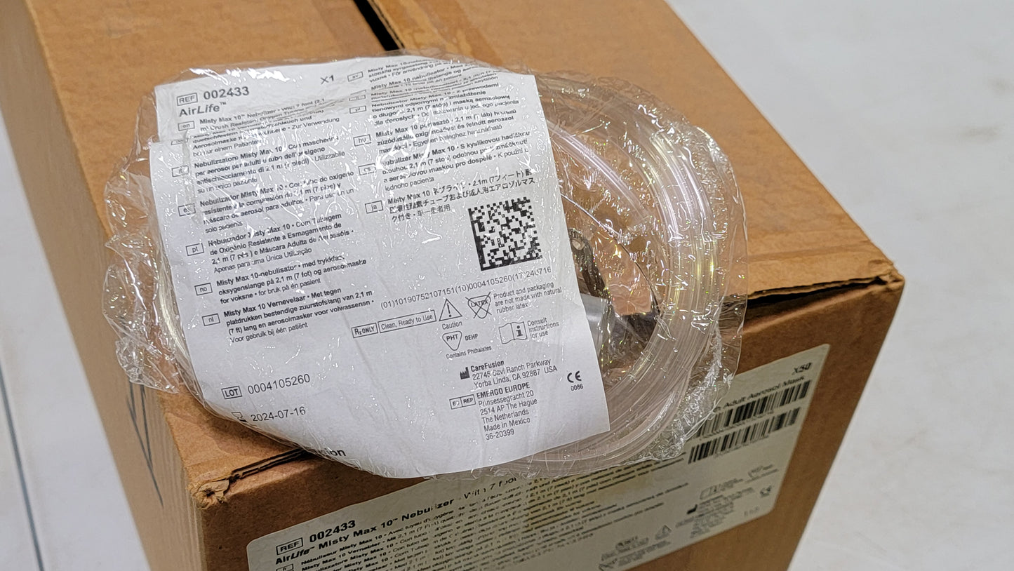 CareFusion AirLife Misty Max10 Nebulizer 002433 - New