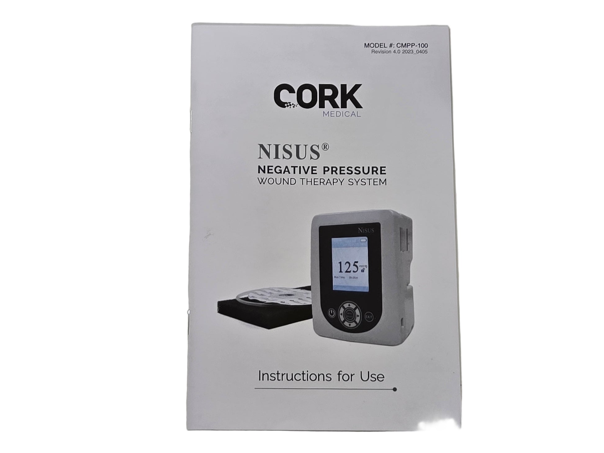 Cork Medical Products Nisus Negative Pressure Wound Therapy Pump CMPP-100