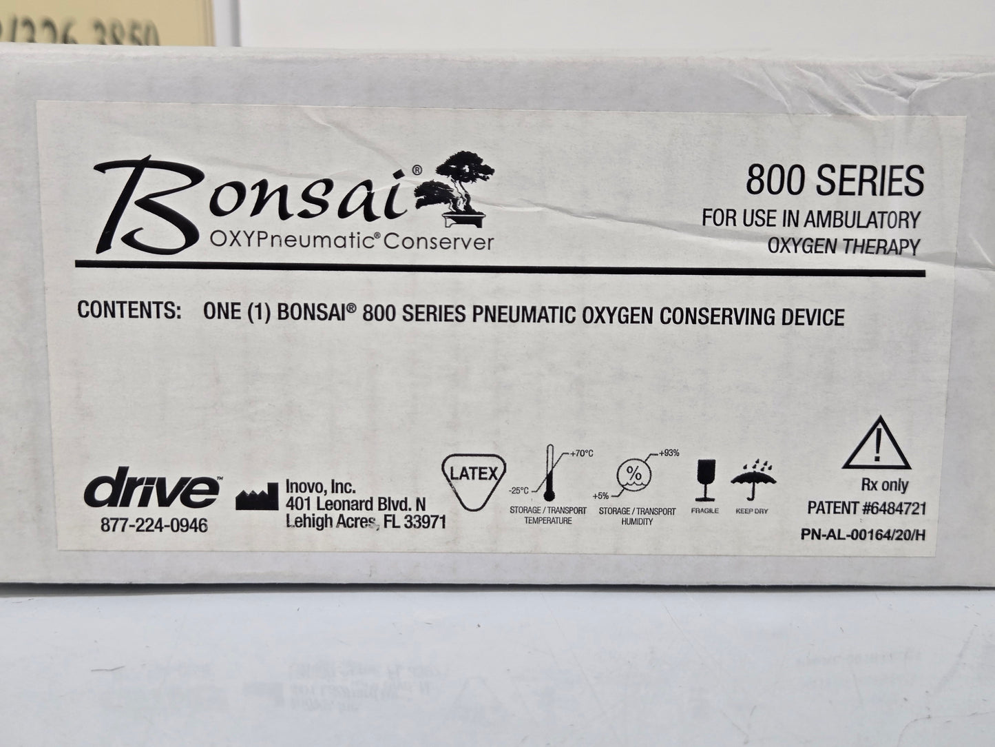 Drive Medical Bonsai Pneumatic Oxygen Conserving Device OM-812 - New