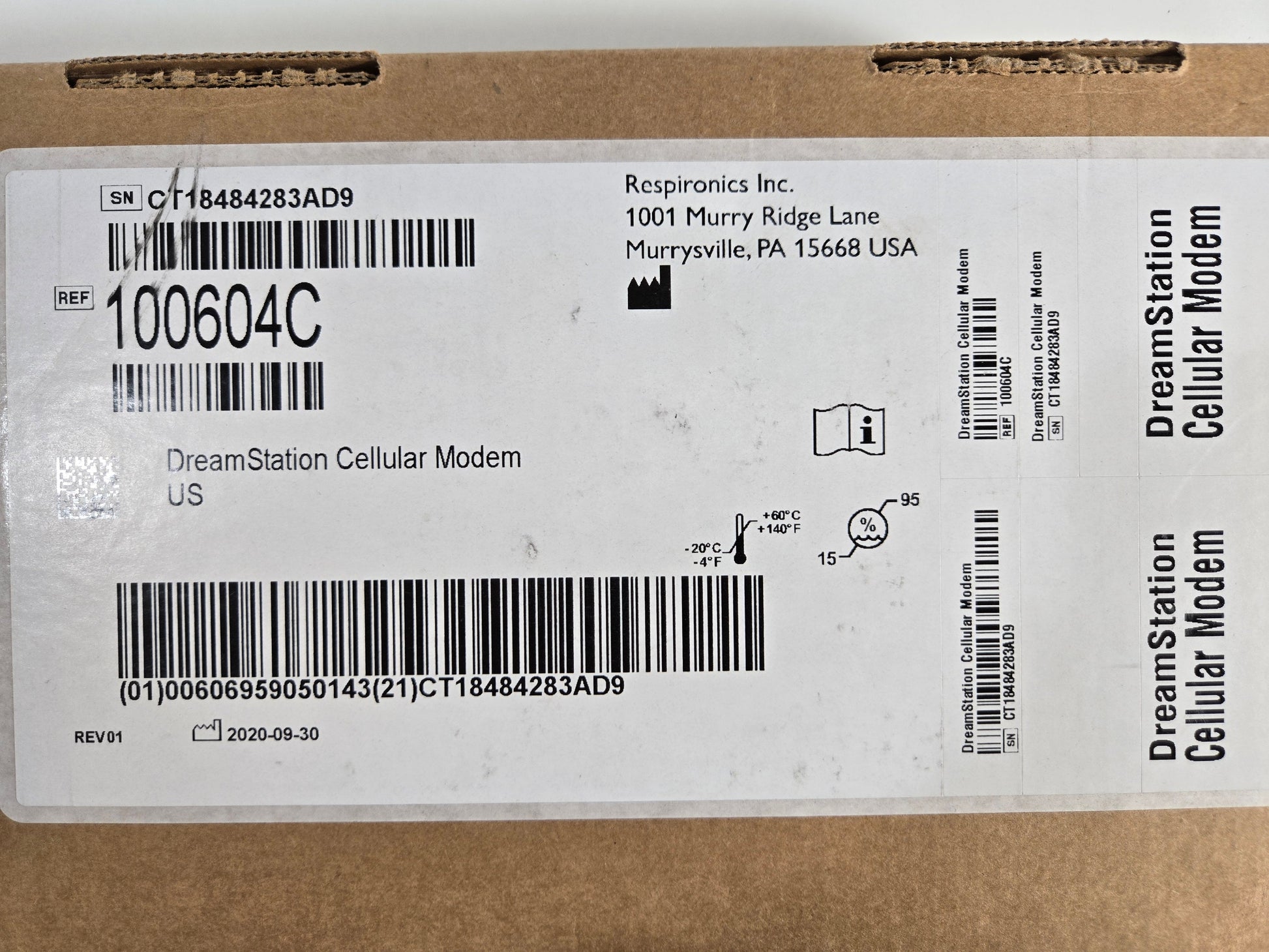 Philips Respironics DreamStation Cellular Modem Non-Oximetry 100604C - New - MBR Medicals