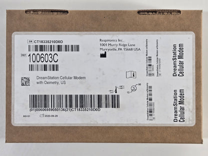 Philips DreamStation CPAP Cellular Modem with Oximetry 100603C - New