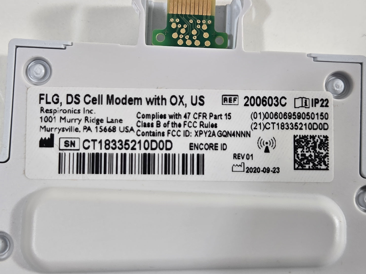 Philips DreamStation CPAP Cellular Modem with Oximetry 100603C - New