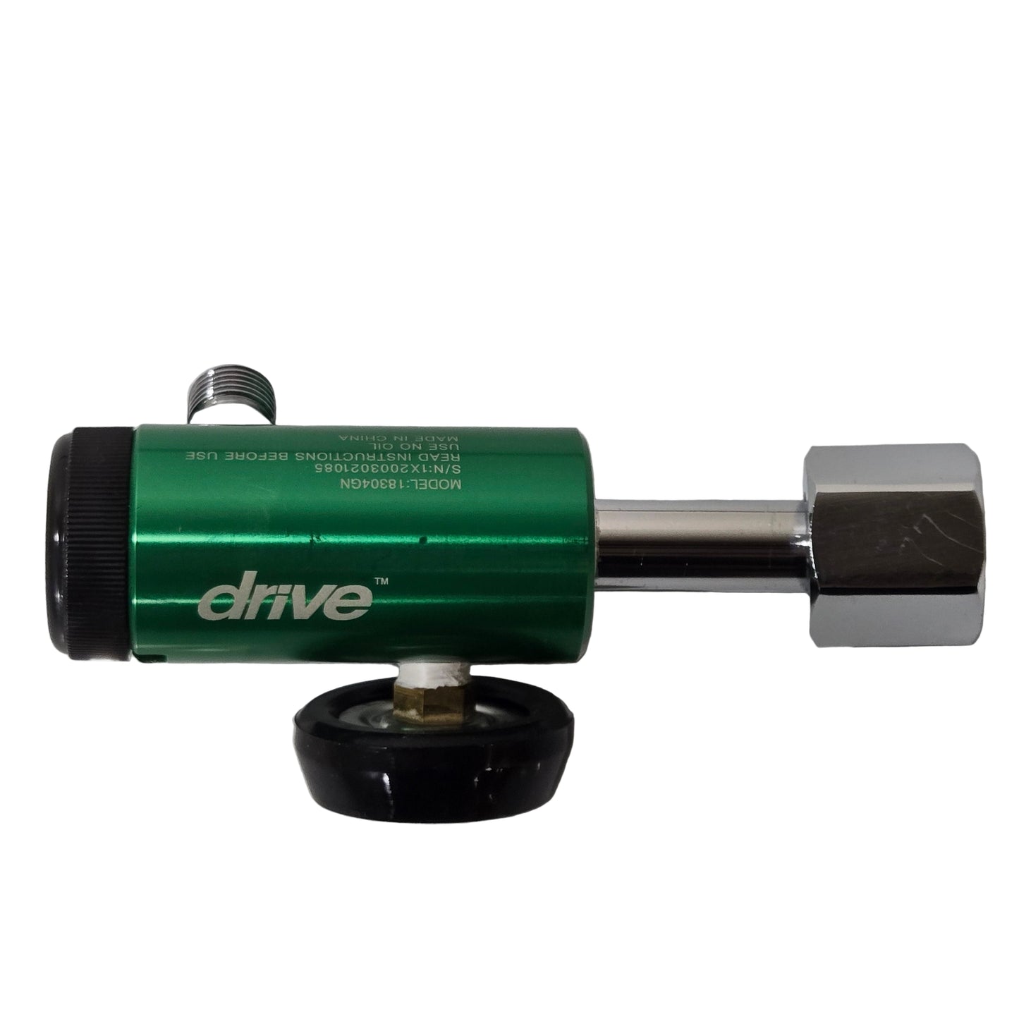 Drive Medical Oxygen Regulator 0-15 LPM Green 18304GN Back