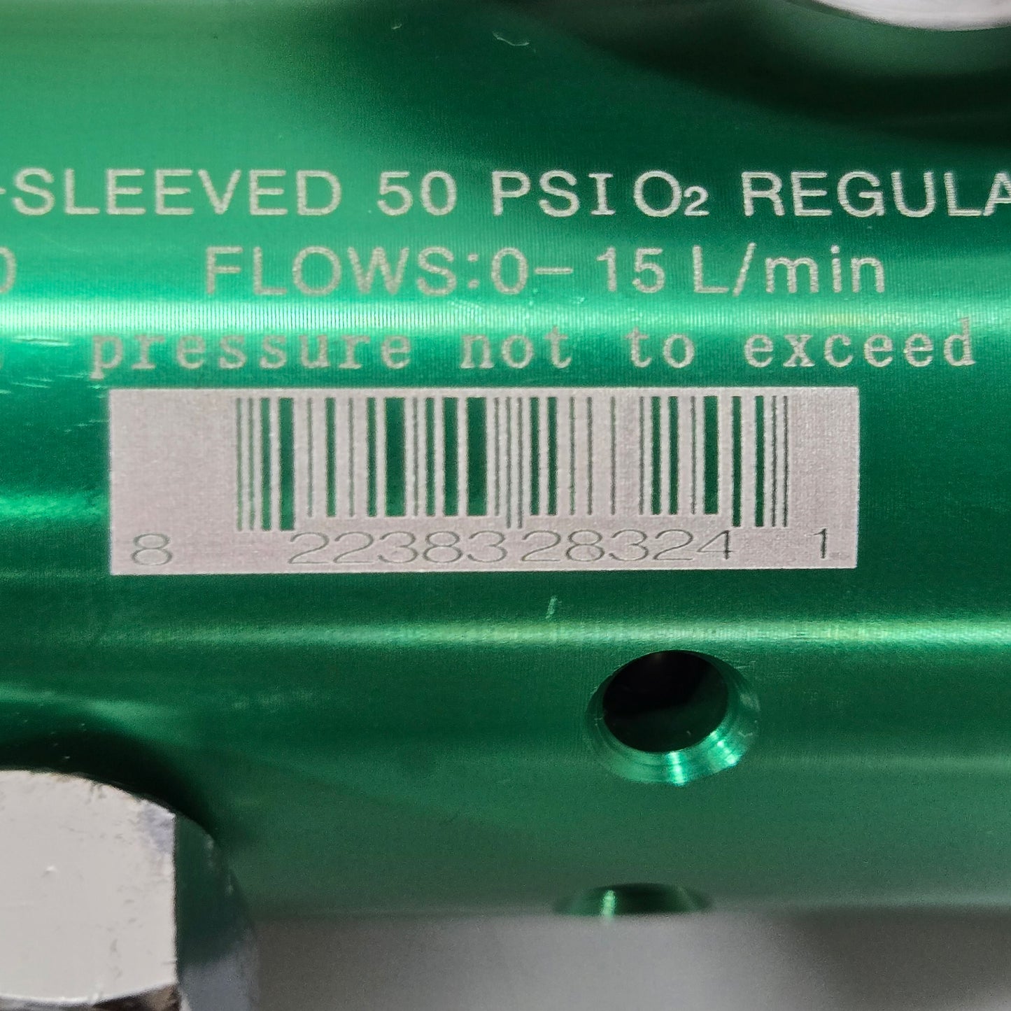 Drive Medical Oxygen Regulator 0-15 LPM Green 18304GN Code