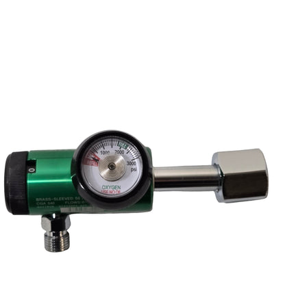 Drive Medical Oxygen Regulator 0-15 LPM Green 18304GN Front