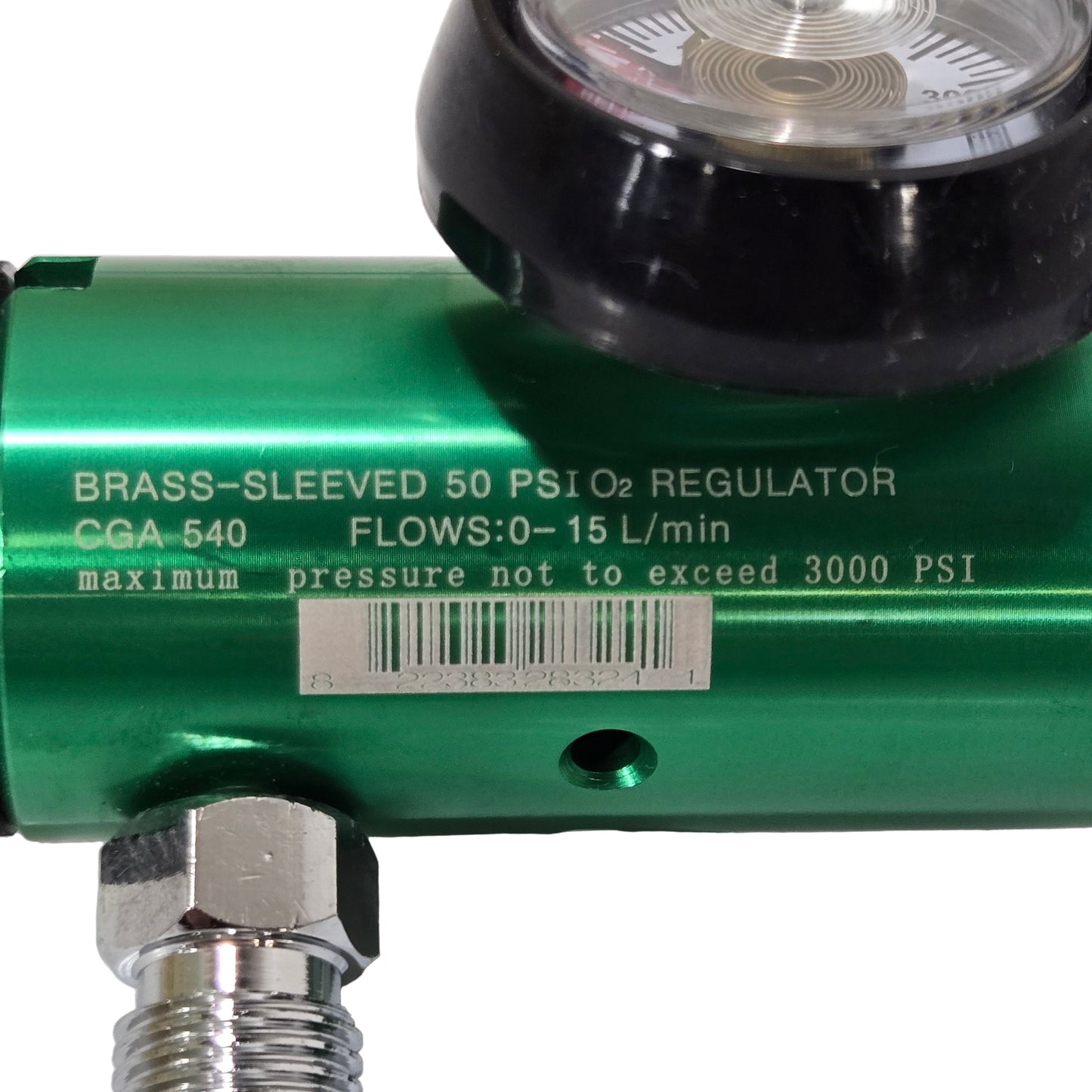 Drive Medical Oxygen Regulator 0-15 LPM Green 18304GN Tag 2