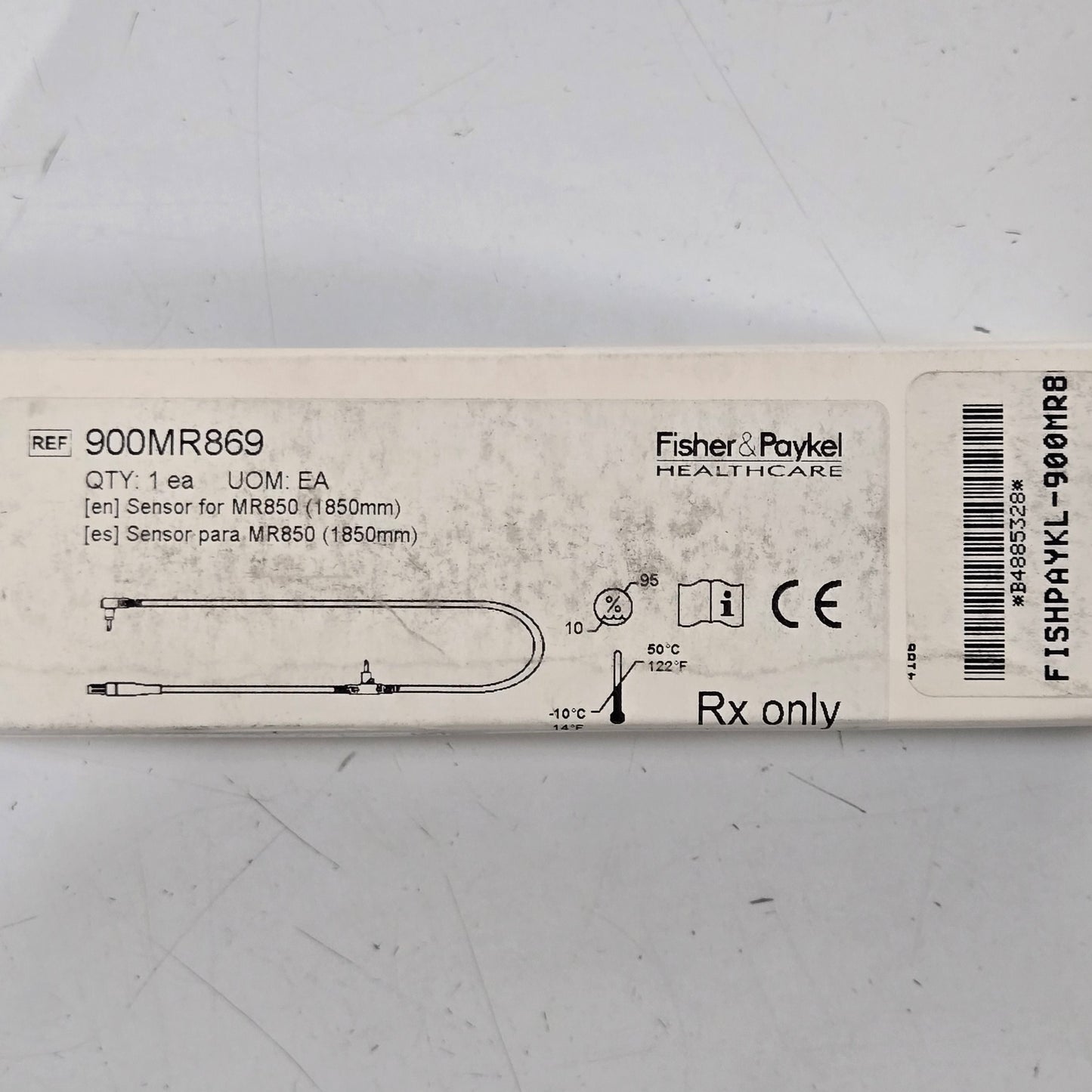 Fisher Paykel 900MR869 OEM Temperature and Flow Probe Package Tag