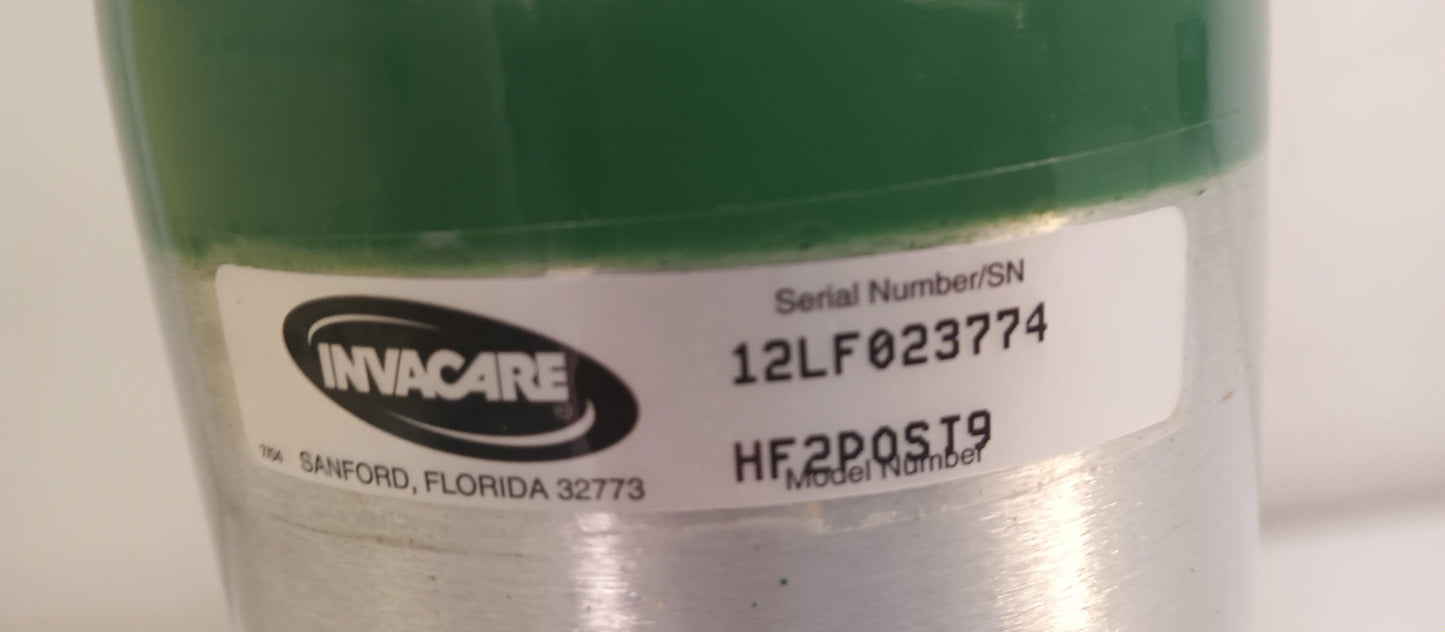 USED Invacare HomeFill ML9 Post Valve Aluminum Oxygen Cylinder - MBR Medicals