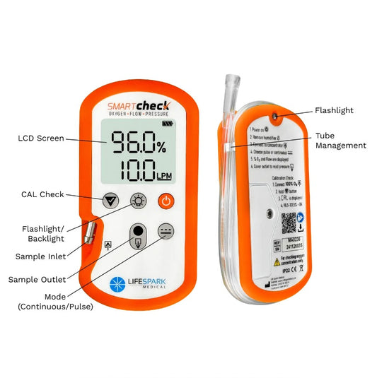 LifeSpark Smart Check O2 Analyzer RES7003 - New