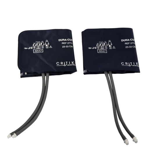 Lot of 2 GE Critikon DURA-CUF Blood Pressure Cuff 2774