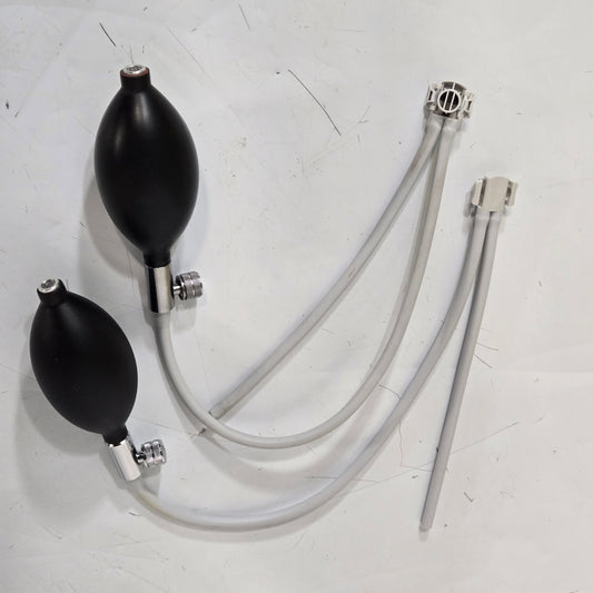 Lot of 2 Welch Allyn Blood Pressure Port Fitting and Large Bulb 5082-195