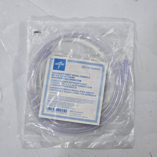 Medline Supersoft Adult Nasal Cannula MPN HCSS4504S Front