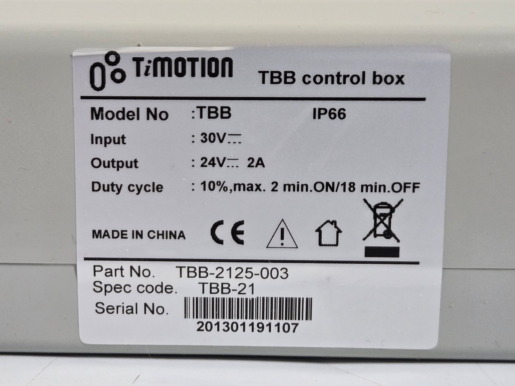 NEW TiMOTION TBB Control Box