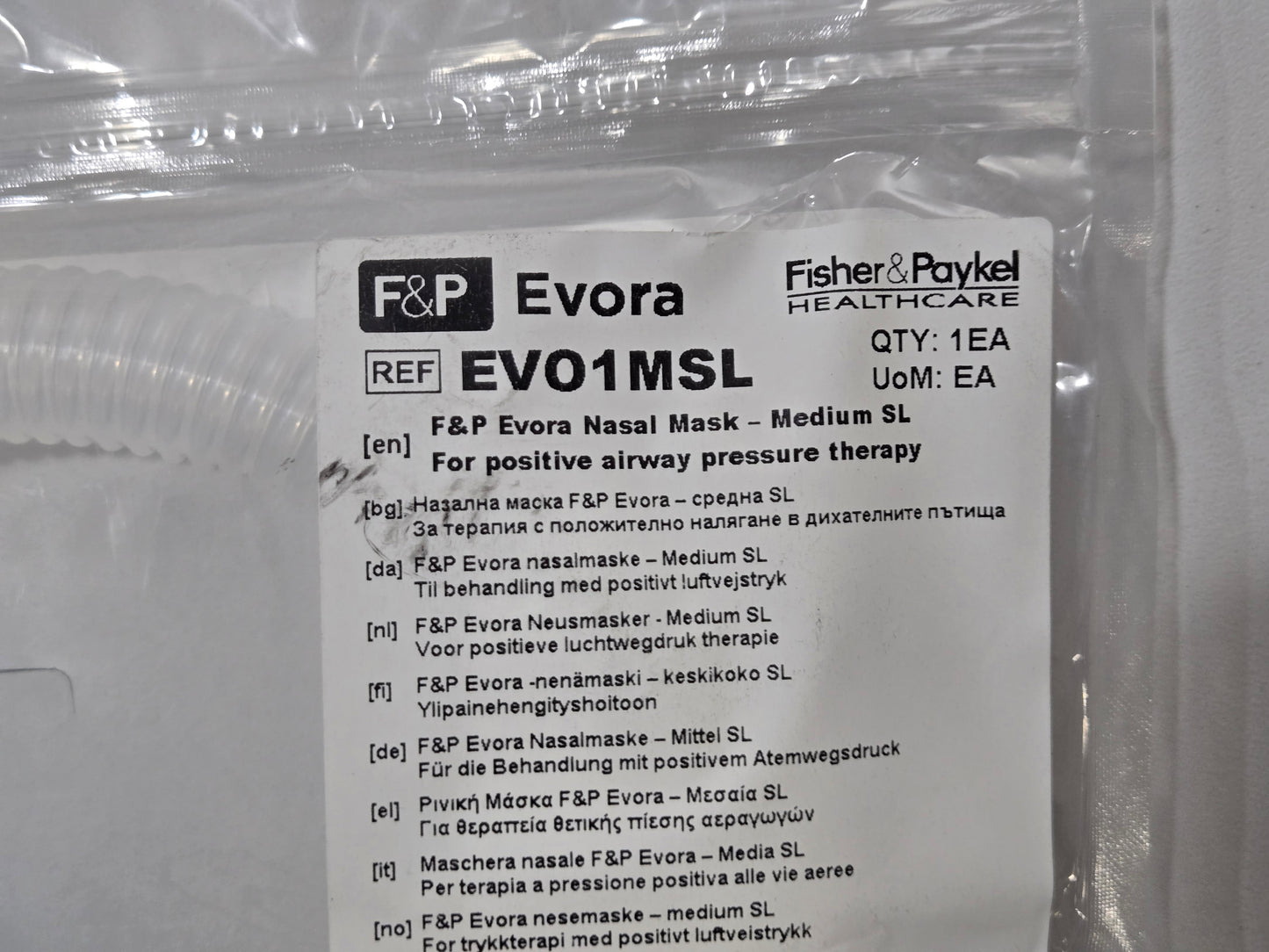 Fisher & Paykel Healthcare F& P Evora Nasal Mask - New