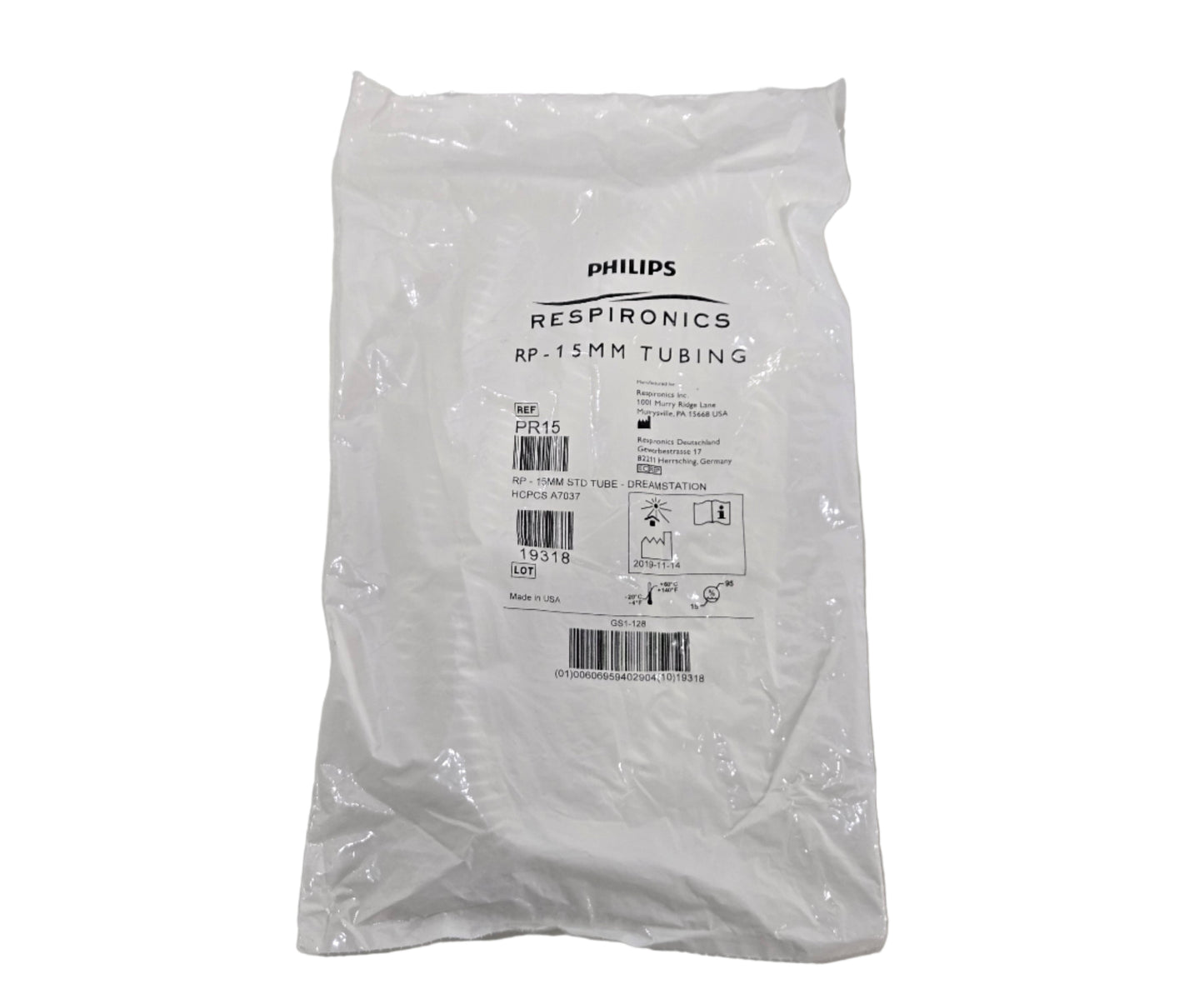 Philips Respironics RP 15mm Standard Tubing Dreamstation PR15