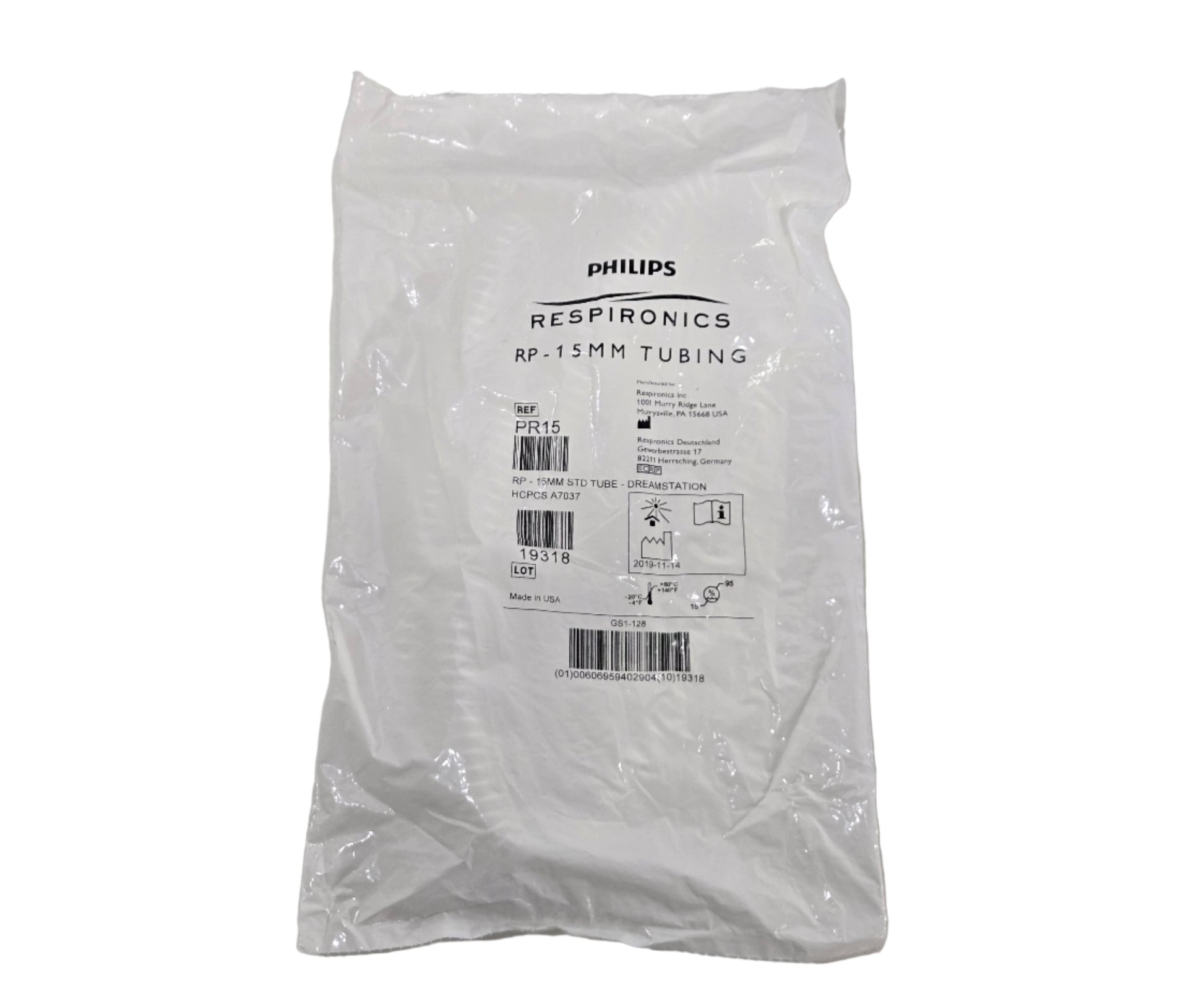 Philips Respironics RP 15mm Standard Tubing Dreamstation PR15