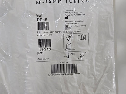 Philips Respironics RP 15mm Standard Tubing Dreamstation PR15