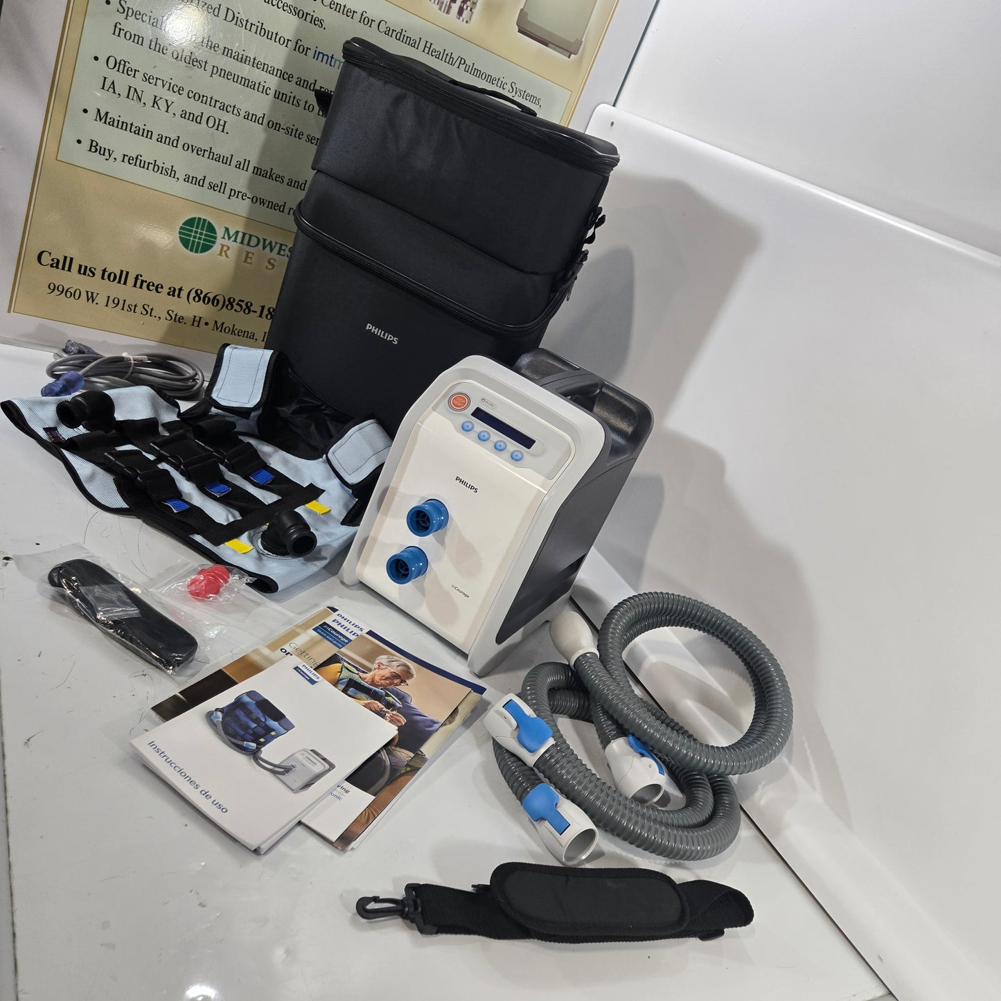 Philips Respirtech InCourage Airway Clearance System ICS-1M-US-A Bundle