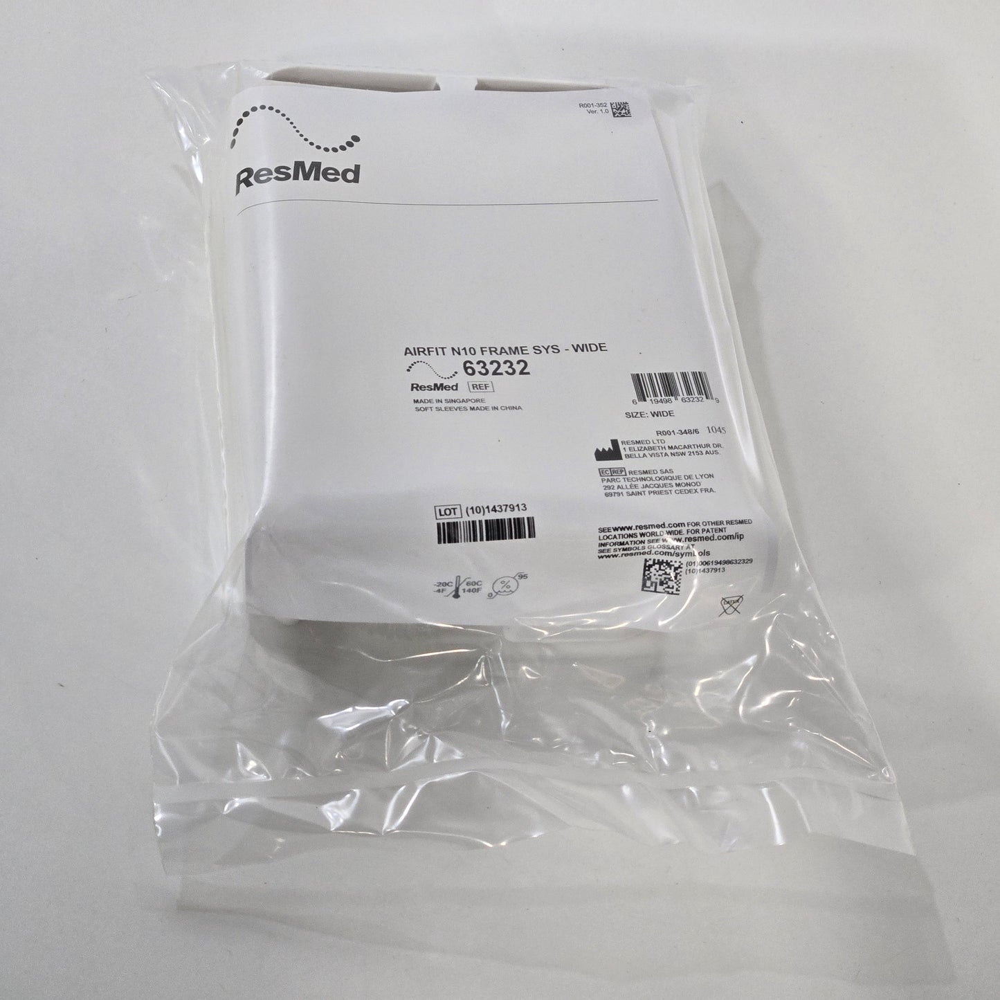 ResMed AIRFIT N10 FRAME Wide 63232