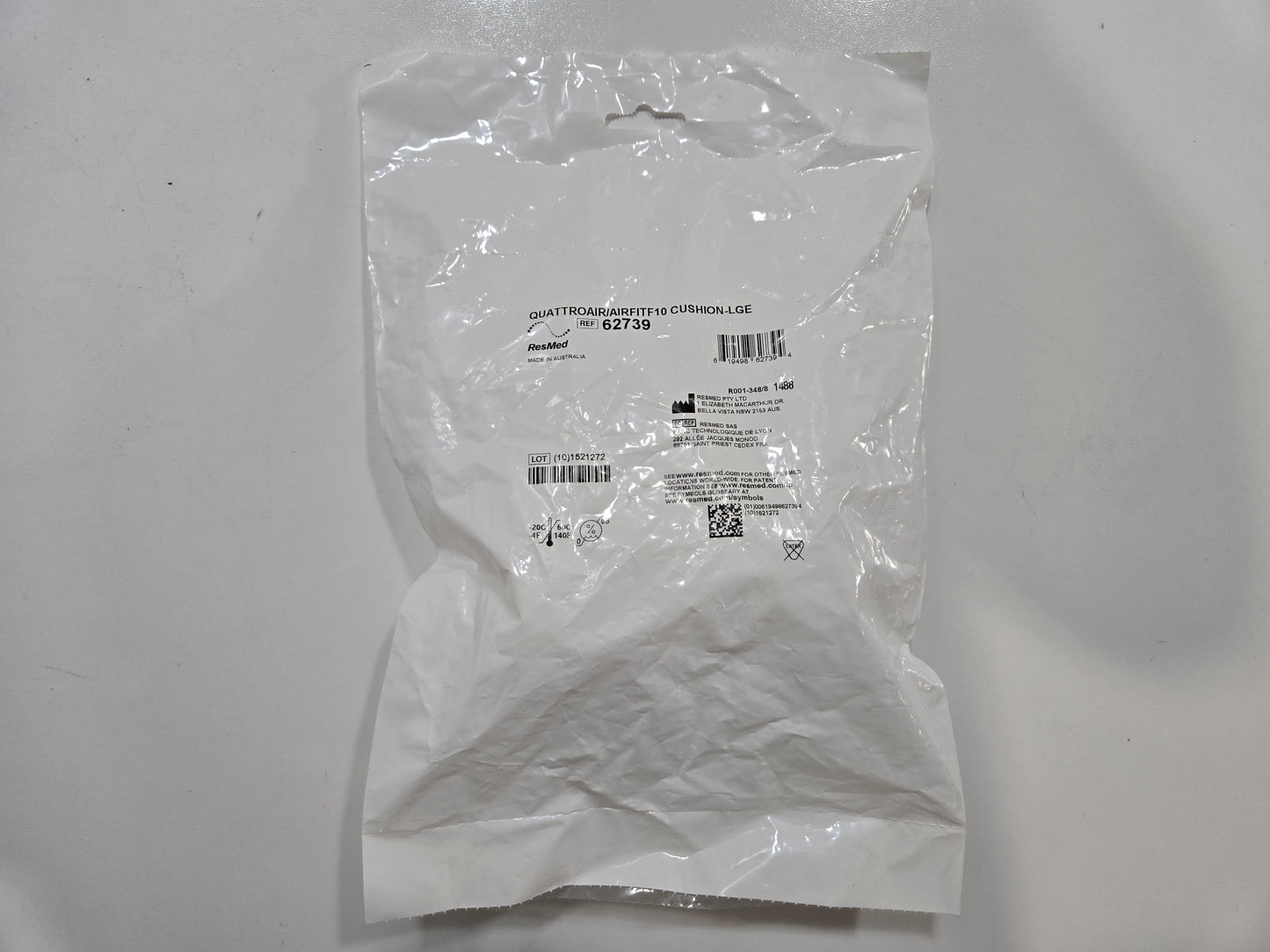 ResMed Quattro Air/AirFit F10 Large Cushion 62739 - New