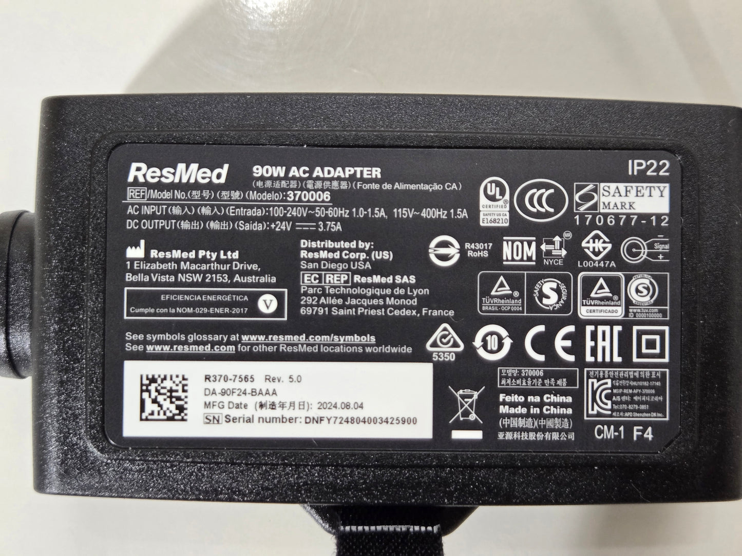 Resmed Aircurve 10 Vauto 37164