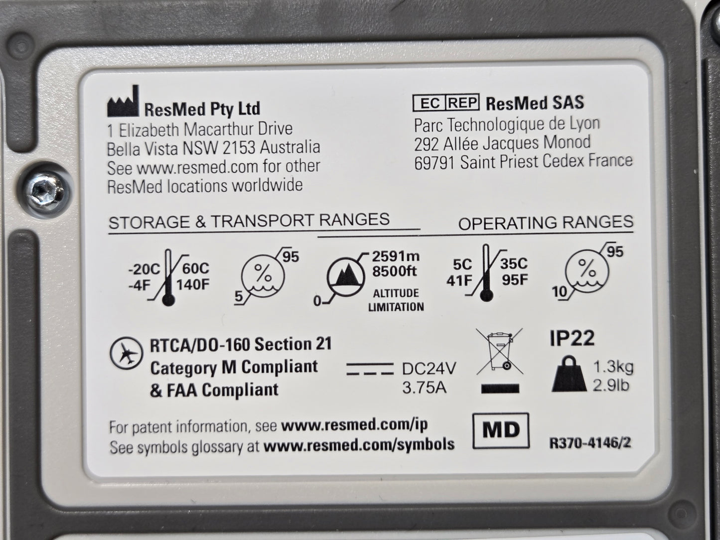 Resmed Aircurve 10 Vauto 37164