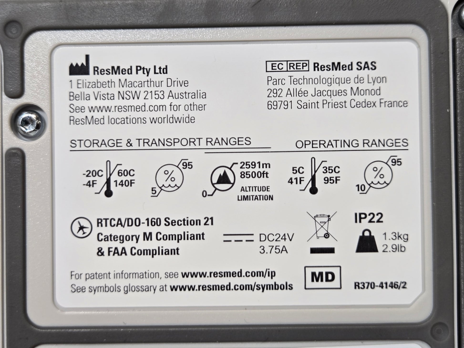 Resmed Aircurve 10 Vauto 37164