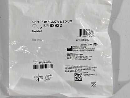 ResMed Nasal Pillow for AirFit P10 Series CPAP Masks - New