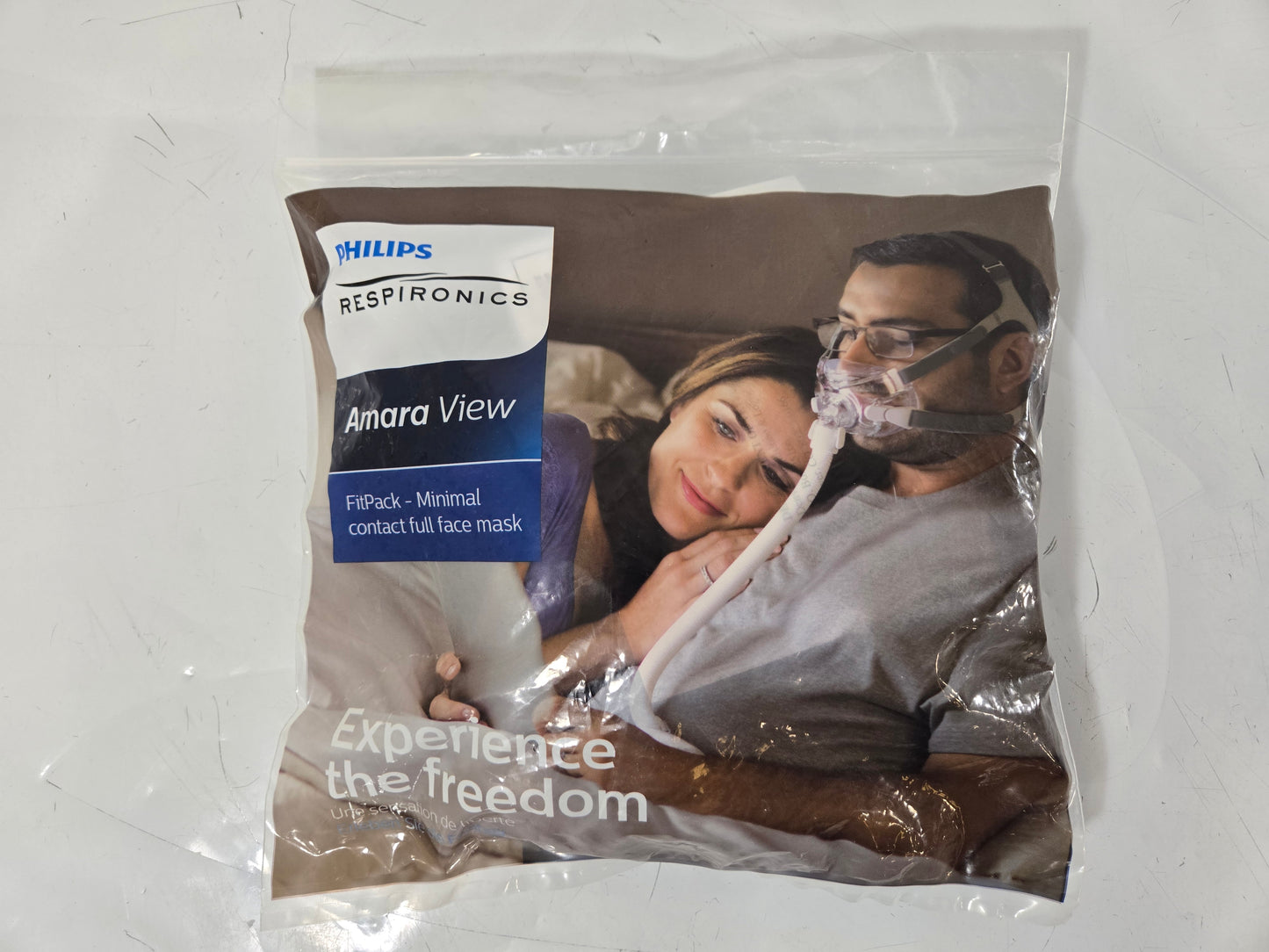 Philips Respironics Amara View Mask with Headgear FitPack 1090670 - New