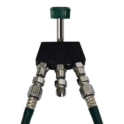 Respironics Oxygen Transport Kit MPN 1057785 Back Chrome Fittings