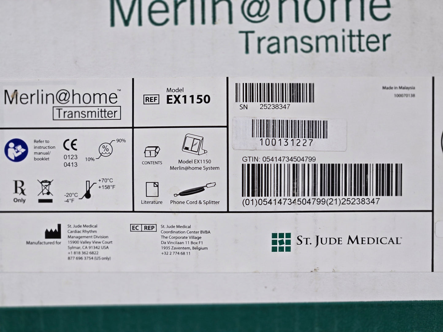 St. Jude Medical Merlin@home Transmitter EX1150 - New