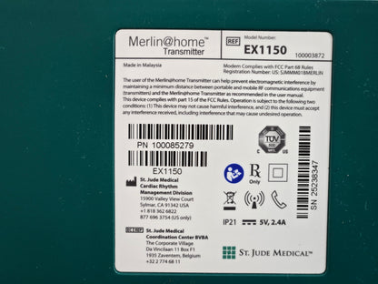 St. Jude Medical Merlin@home Transmitter EX1150 - New